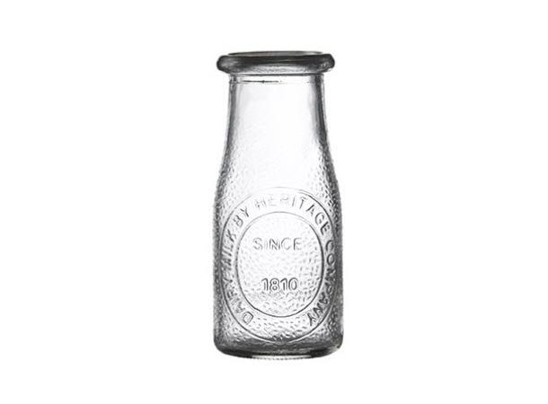 Glassflaske,vintage 22 cl Flott til juiceshot/smoothie ol.